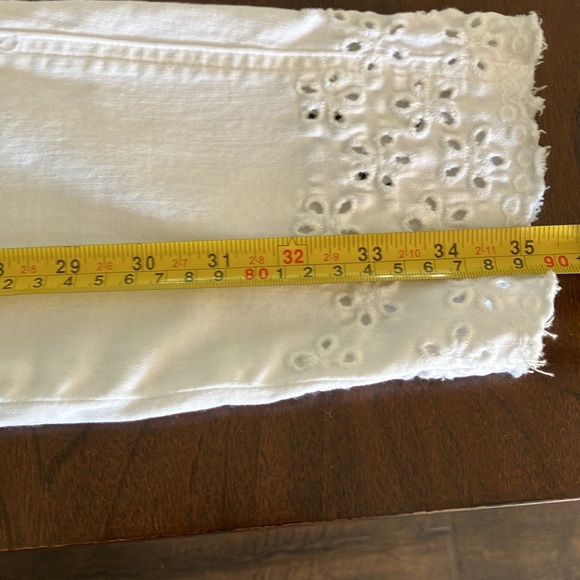 SALE Seven for all Mankind.Jen 7 white ankle jeans size 4. - Picture 5 of 6